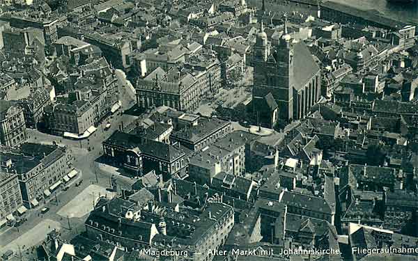 Die Johanniskirche in der Altstadt um 1930 