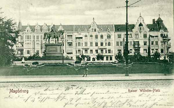 Die Ostseite des Kaiser-Wilhelm-Platz