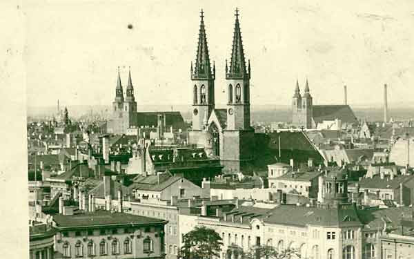 Blick über die Altstadt in Höhe Kaiserstraße