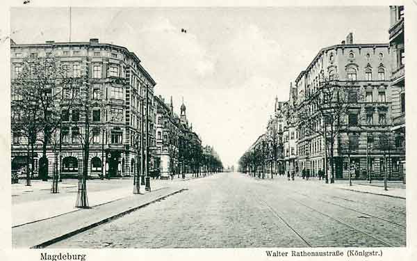 Kreuzung der G. Adolfstraße mit der Königstraße