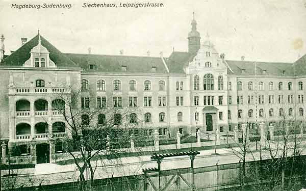 Das Siechenhaus, heute Haut- und Augenklinik der Med. Universität