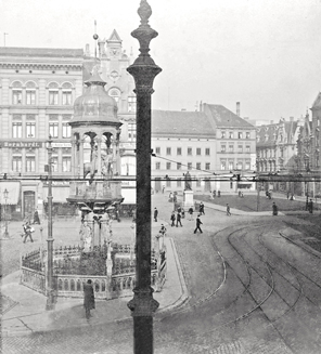 Bei der Hauptwache um 1900